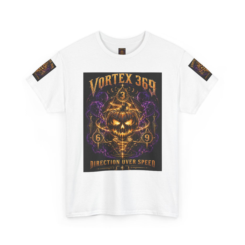 Vortex 369 Direction Over Speed Pumpkin Graphic Tee