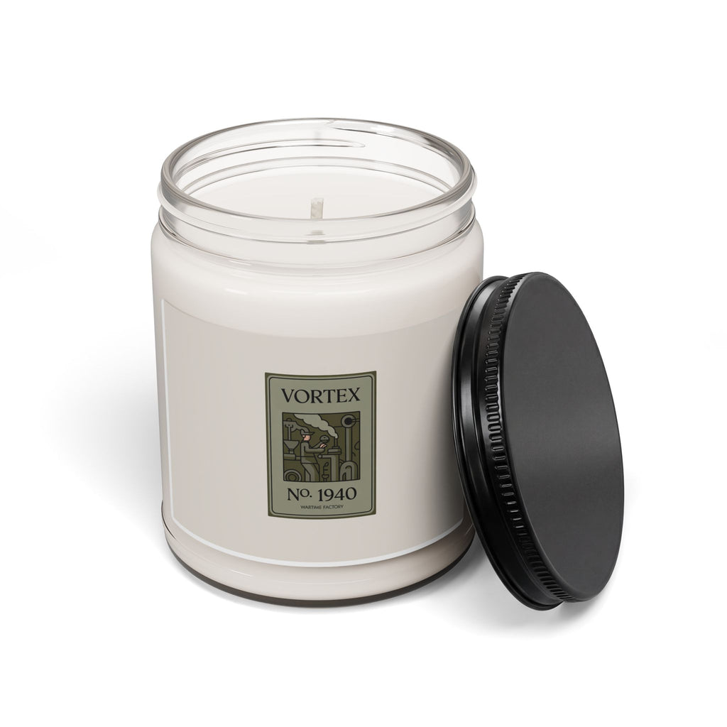 Wartime Industrial Resilience Soy Candle | 1940s Factory Inspired Candle