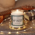 Art Deco 1937 VORTEX Soy Candle, Cognac Rose Oud 9oz | Luxury Home Fragrance