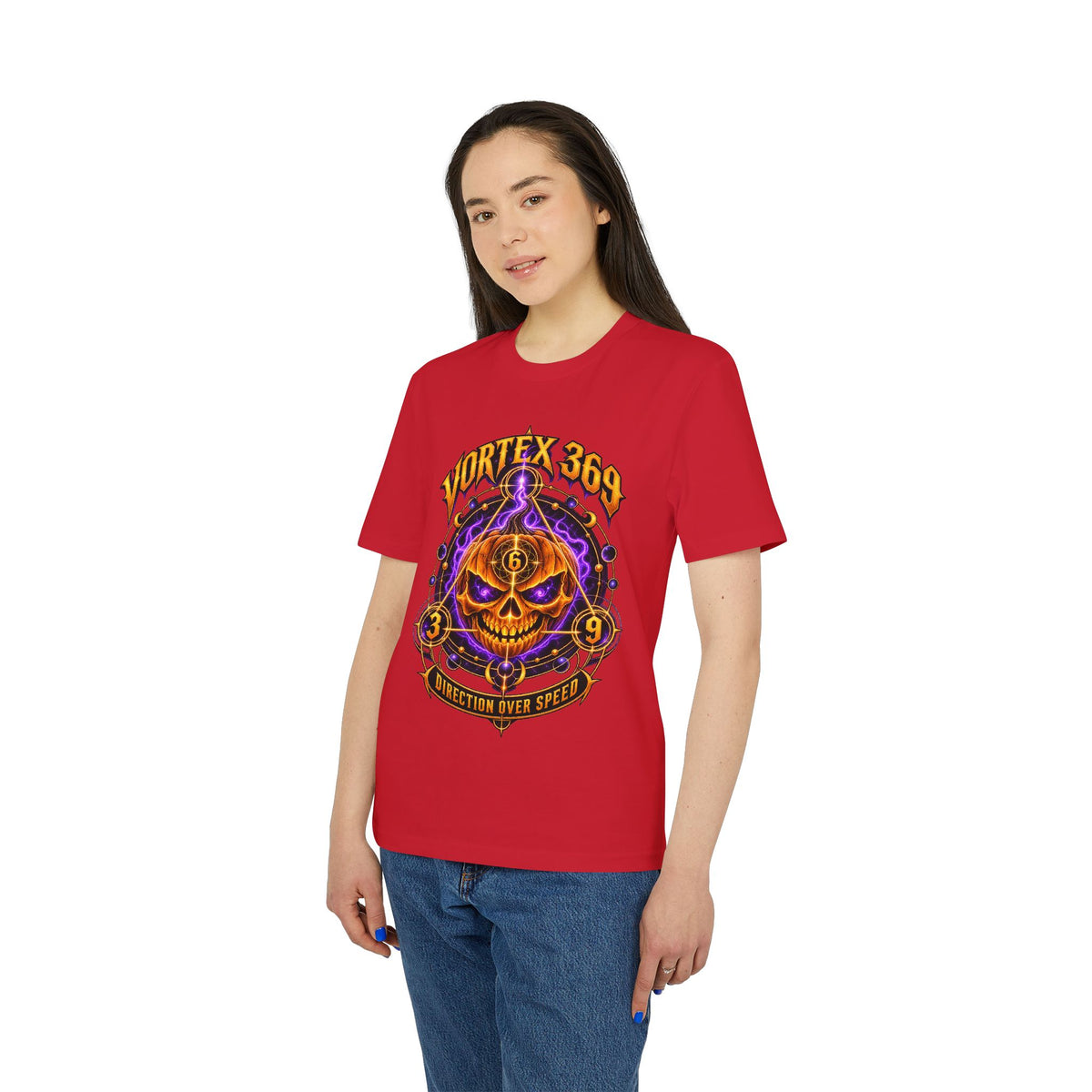 Vortex 360 Skull Graphic T-Shirt – Direction Over Speed