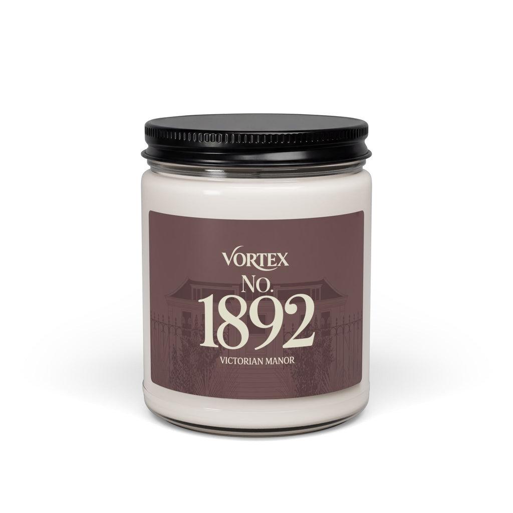 Victorian Manor Romance Candle | Soy Candle 9oz, English Rose & Mahogany