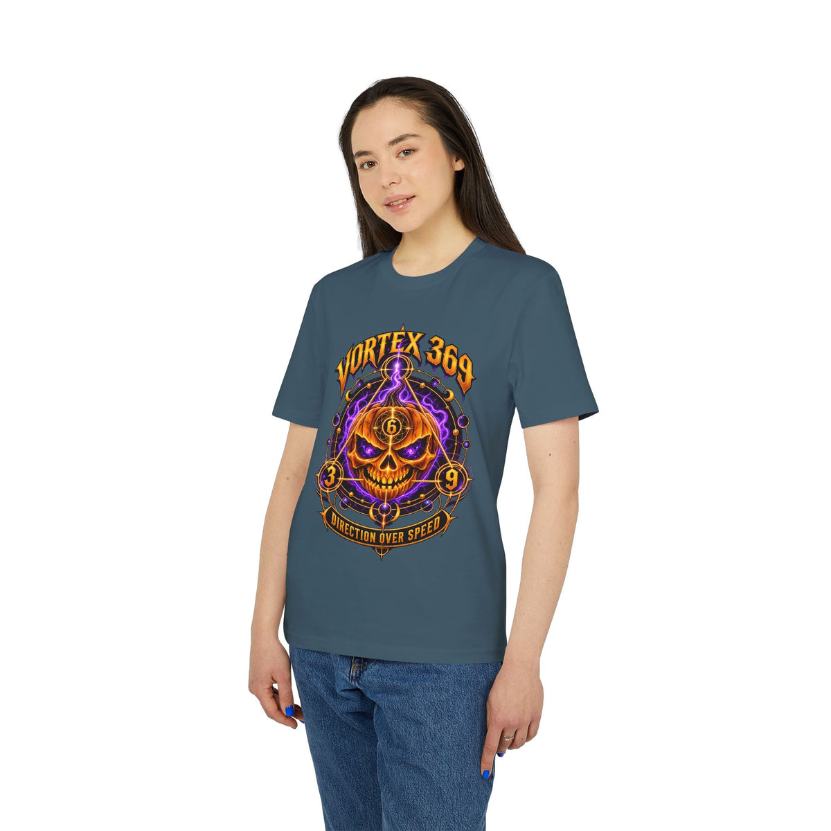 Vortex 360 Skull Graphic T-Shirt – Direction Over Speed
