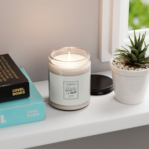 1912 Heritage Snowy Village Candle | Luxury Soy 9oz, Winter Aromatherapy, Minimalist Vintage