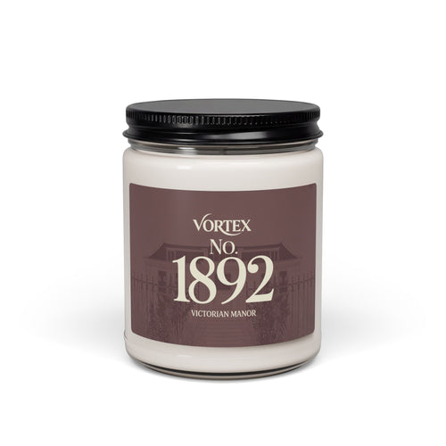 Victorian Manor Romance Candle | Soy Candle 9oz, English Rose & Mahogany