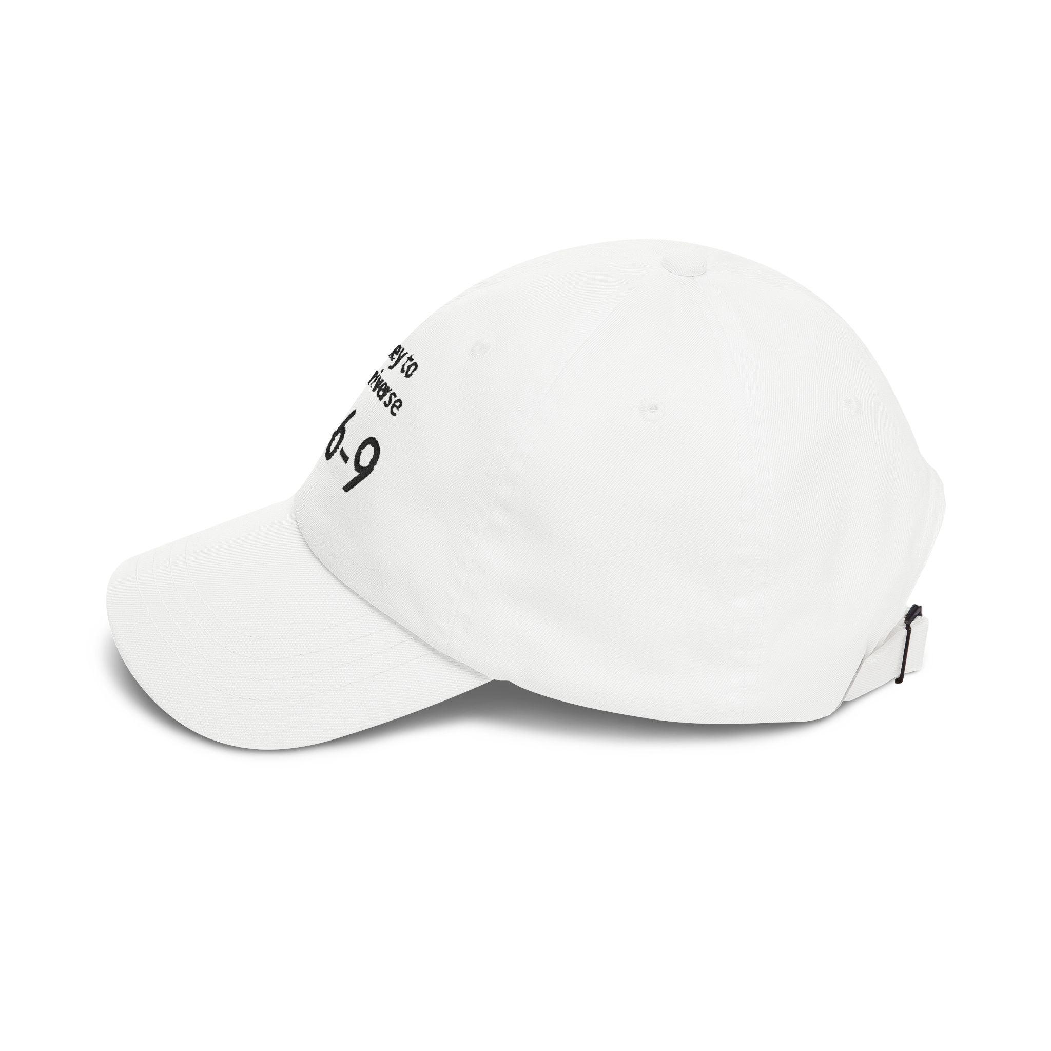 Dad Cap — "The Key to the Universe 3-6-9" Embroidered Cotton Hat