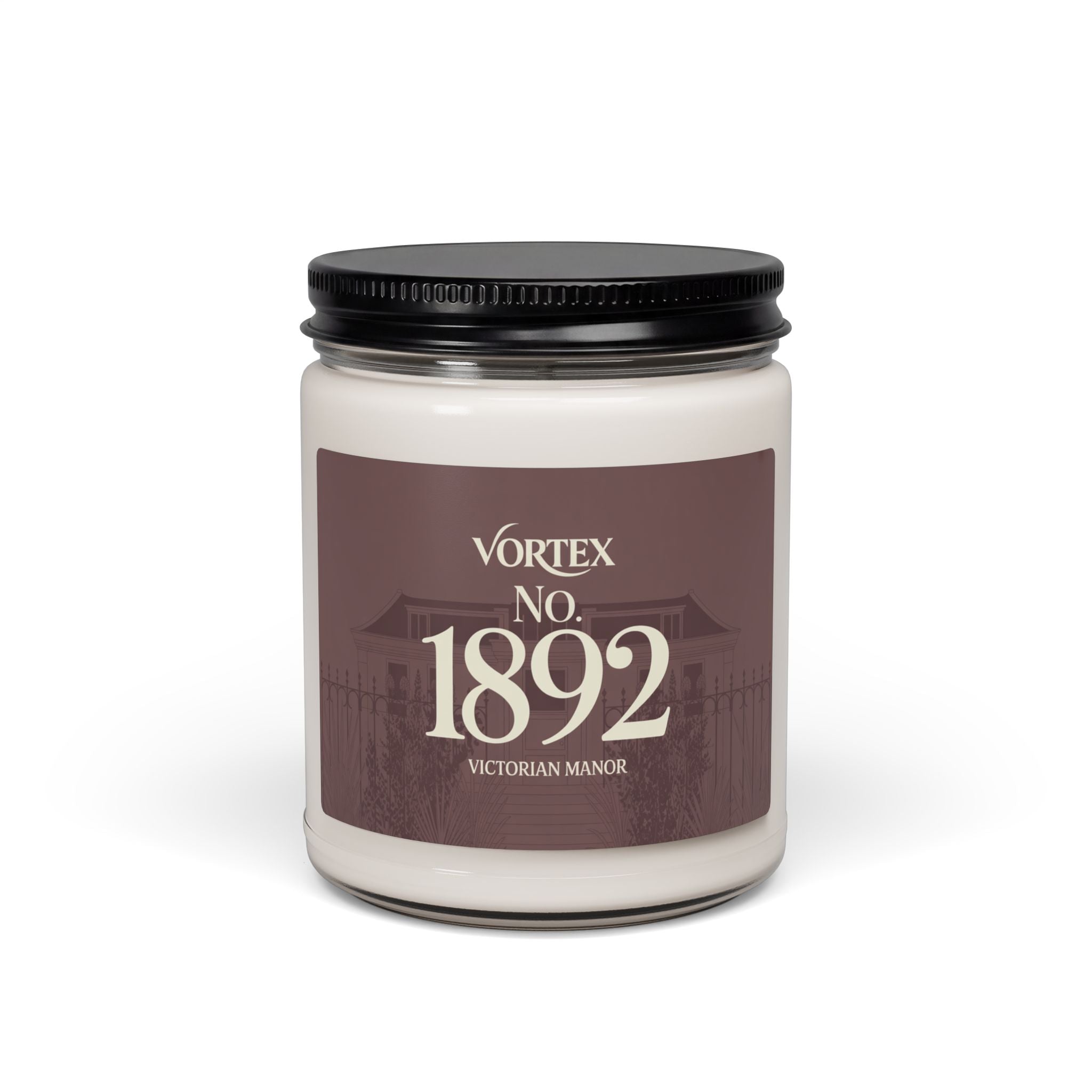 Victorian Manor Romance Candle | Soy Candle 9oz, English Rose & Mahogany
