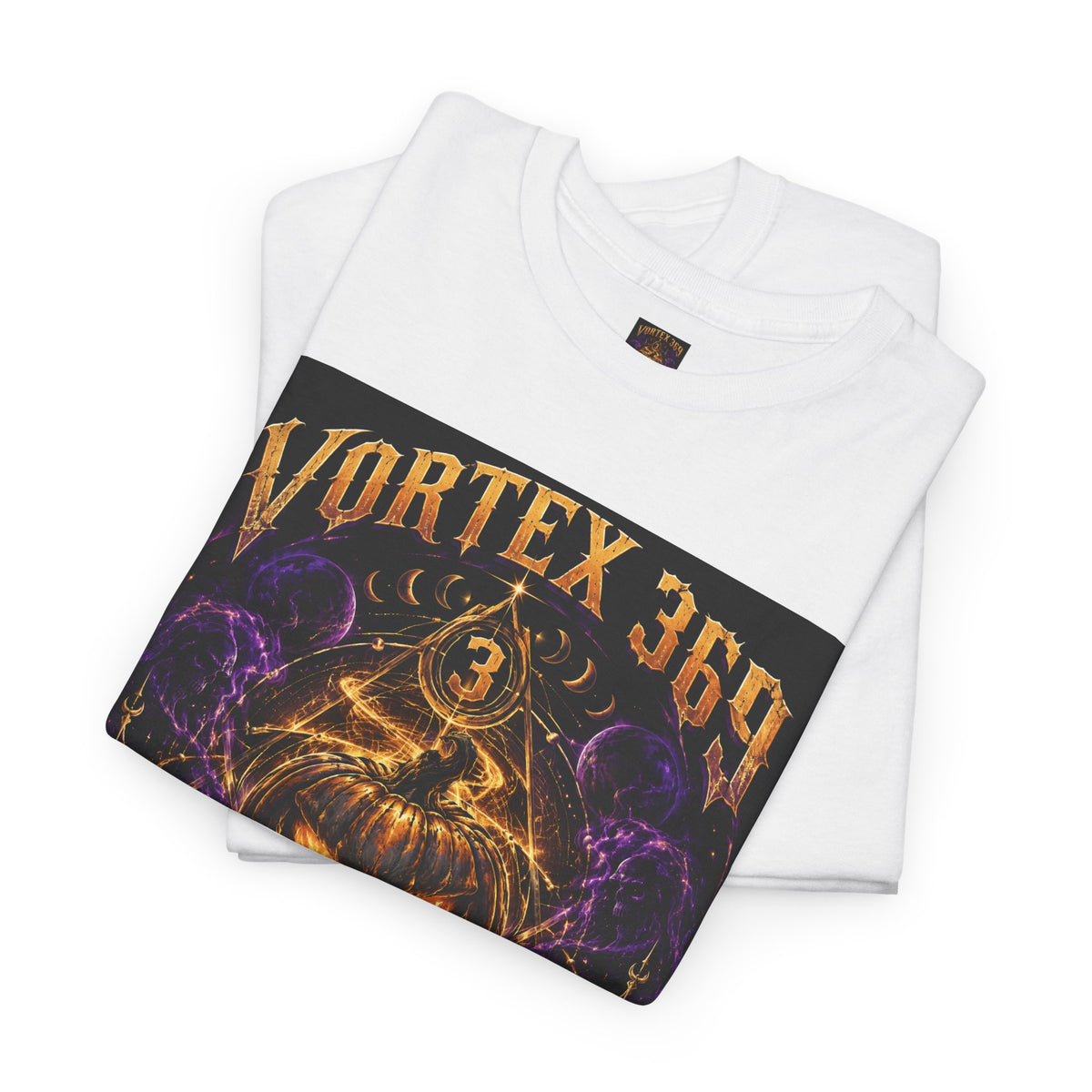 Vortex 369 Direction Over Speed Pumpkin Graphic Tee