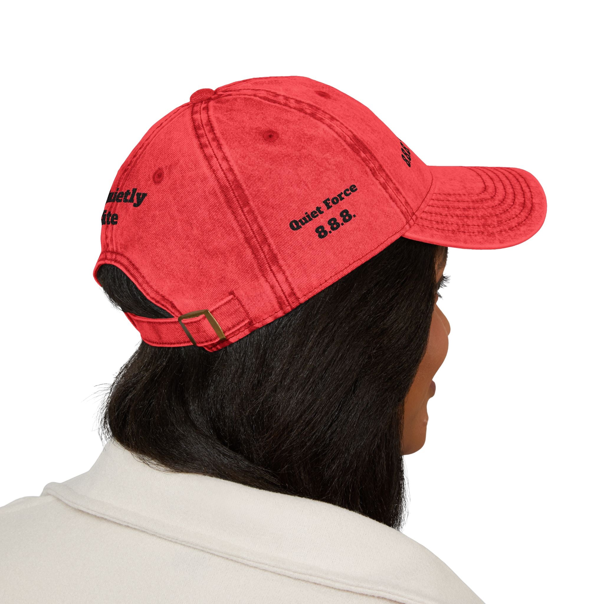 Vintage Embroidered Cap — "Discipline 3.6.9 Over Motivation" Red Dad Hat