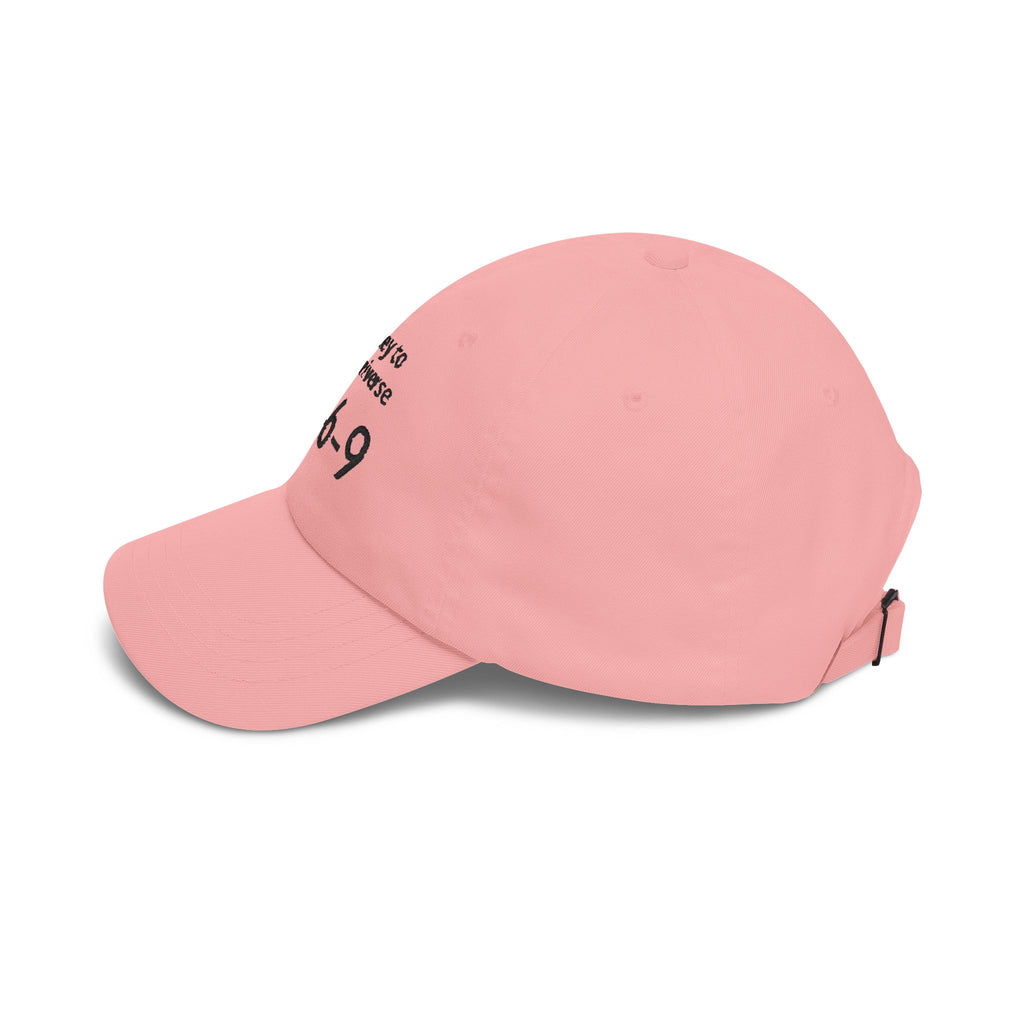 Dad Cap — "The Key to the Universe 3-6-9" Embroidered Cotton Hat