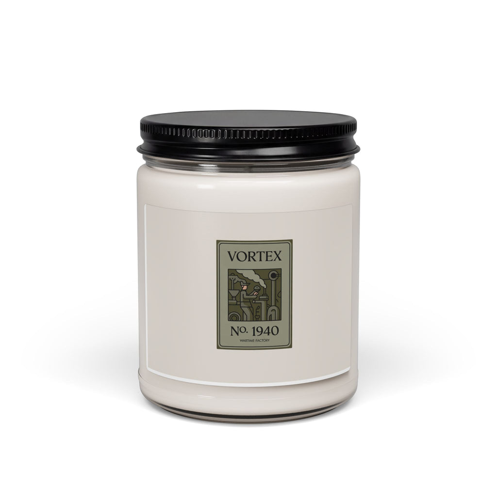 Wartime Industrial Resilience Soy Candle | 1940s Factory Inspired Candle