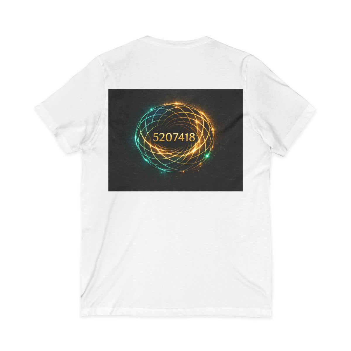 Vortex Global Design Sacred Geometry Logo V-Neck T-Shirt