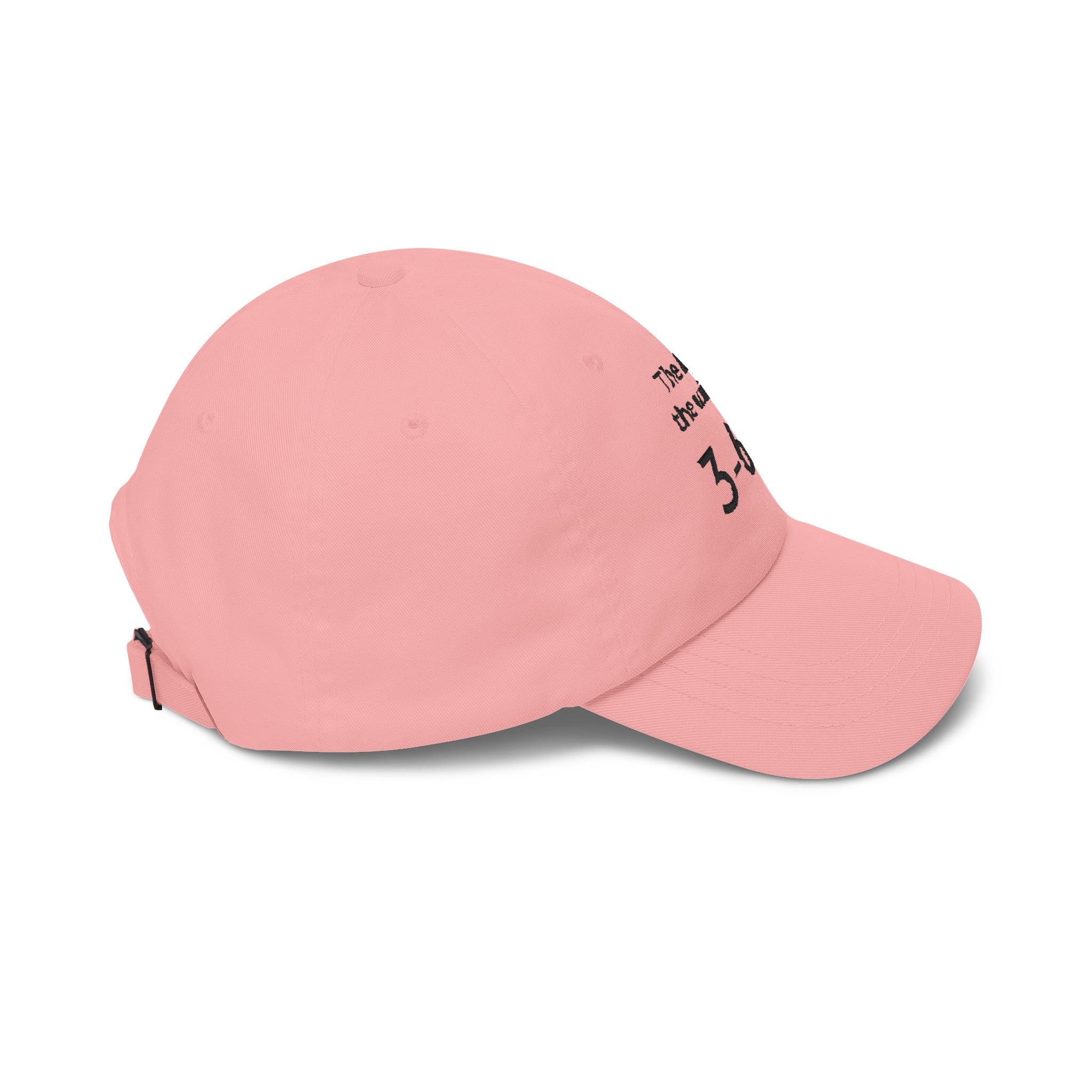 Dad Cap — "The Key to the Universe 3-6-9" Embroidered Cotton Hat
