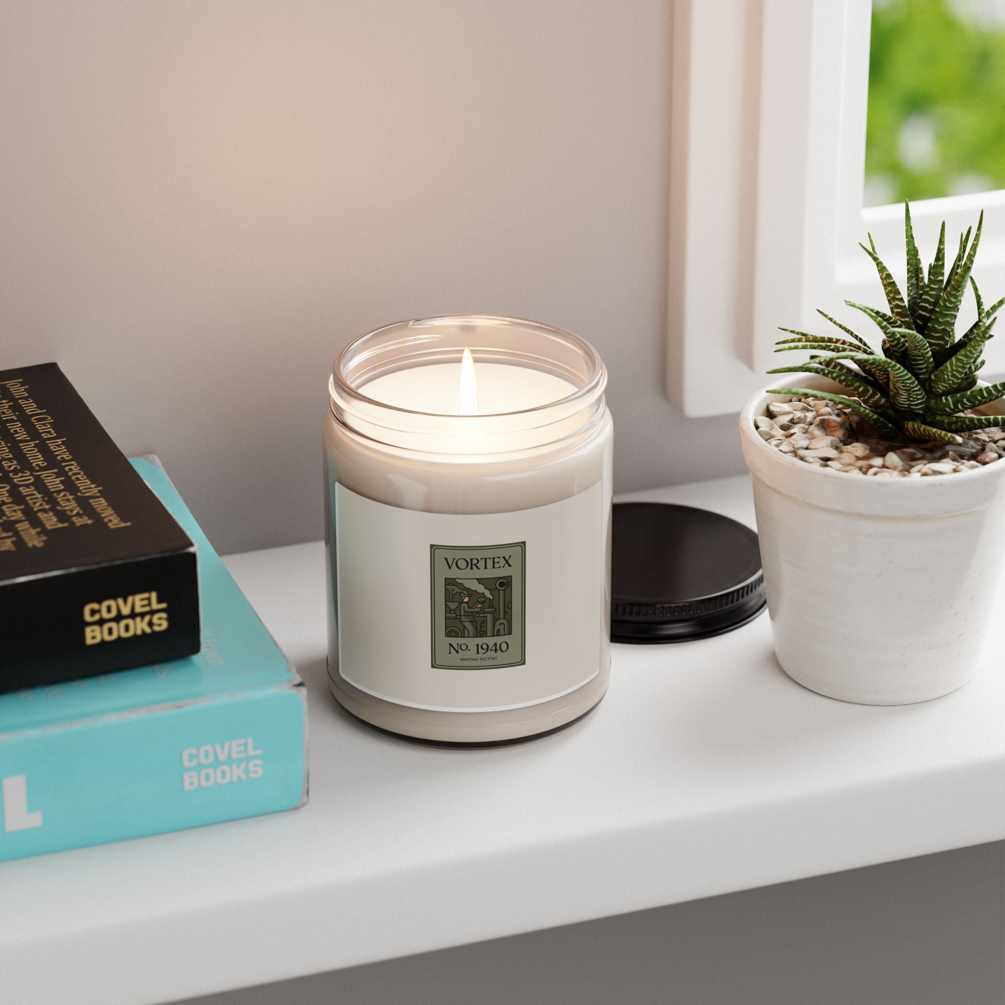 Wartime Industrial Resilience Soy Candle | 1940s Factory Inspired Candle