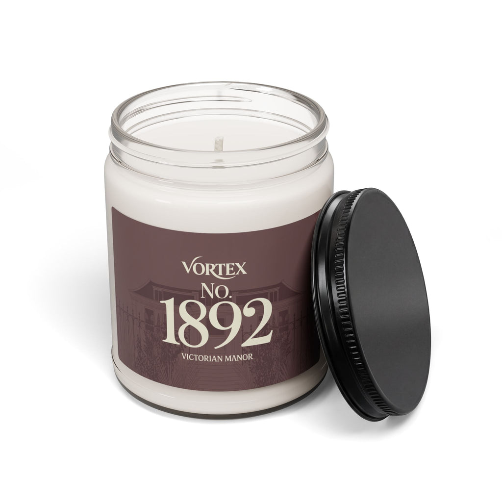 Victorian Manor Romance Candle | Soy Candle 9oz, English Rose & Mahogany